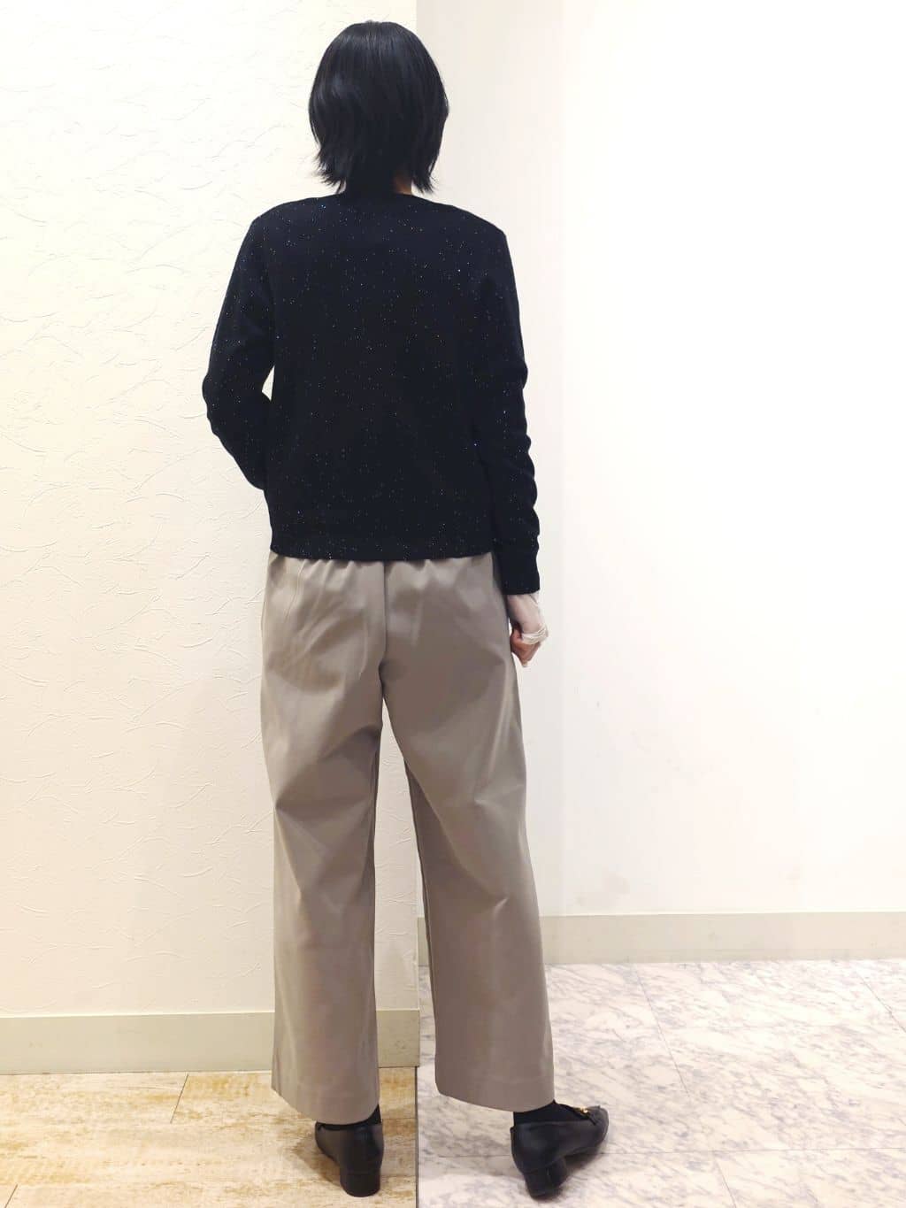 ケイさんの「grove｜大人のための華やぎニットカーディガン」を使ったコーディネート