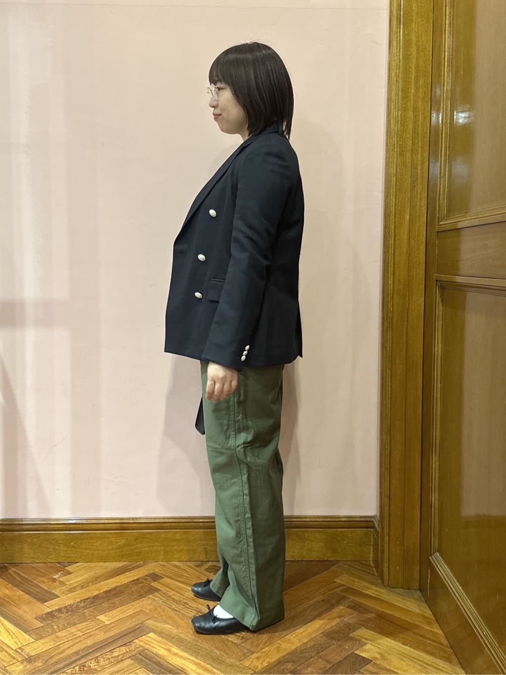 komatsuさんの「DRESSTERIOR｜【セットアップ可】リネンブレンドダブルブレストジャケット」を使ったコーディネート