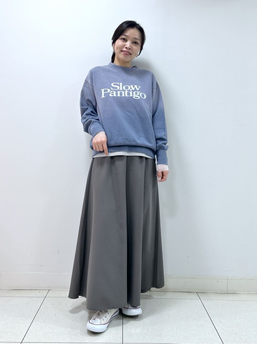 Kaiさんの「Dessin｜【洗える】シアーチュールポイントカットソー」を使ったコーディネート