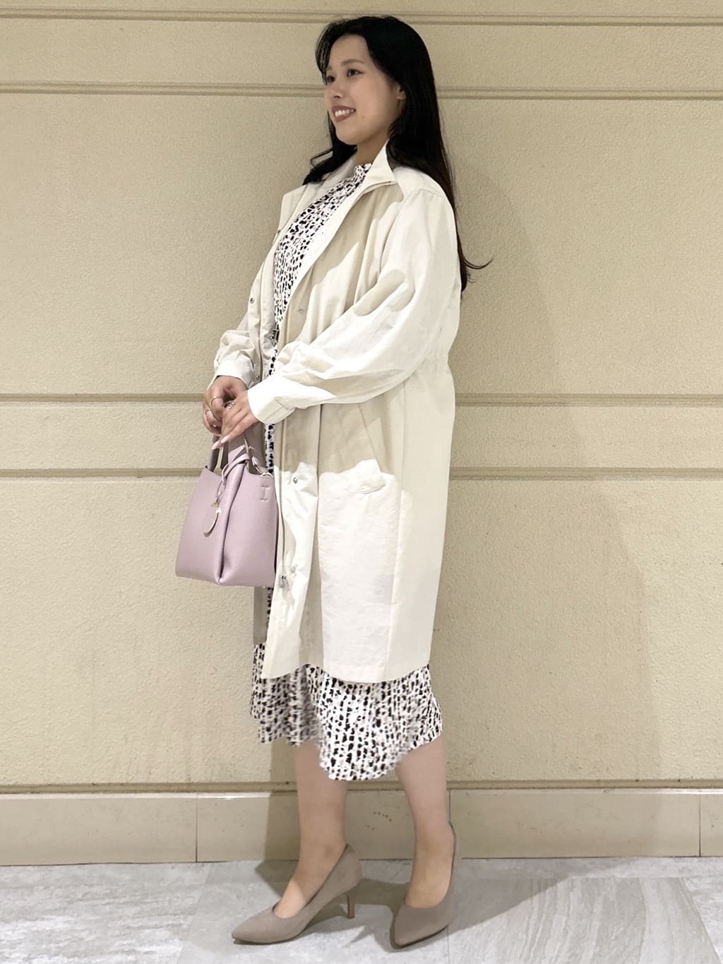 Momokaさんの「COUP DE CHANCE｜◆【手洗い可／日本製】エレガントワンピース」を使ったコーディネート