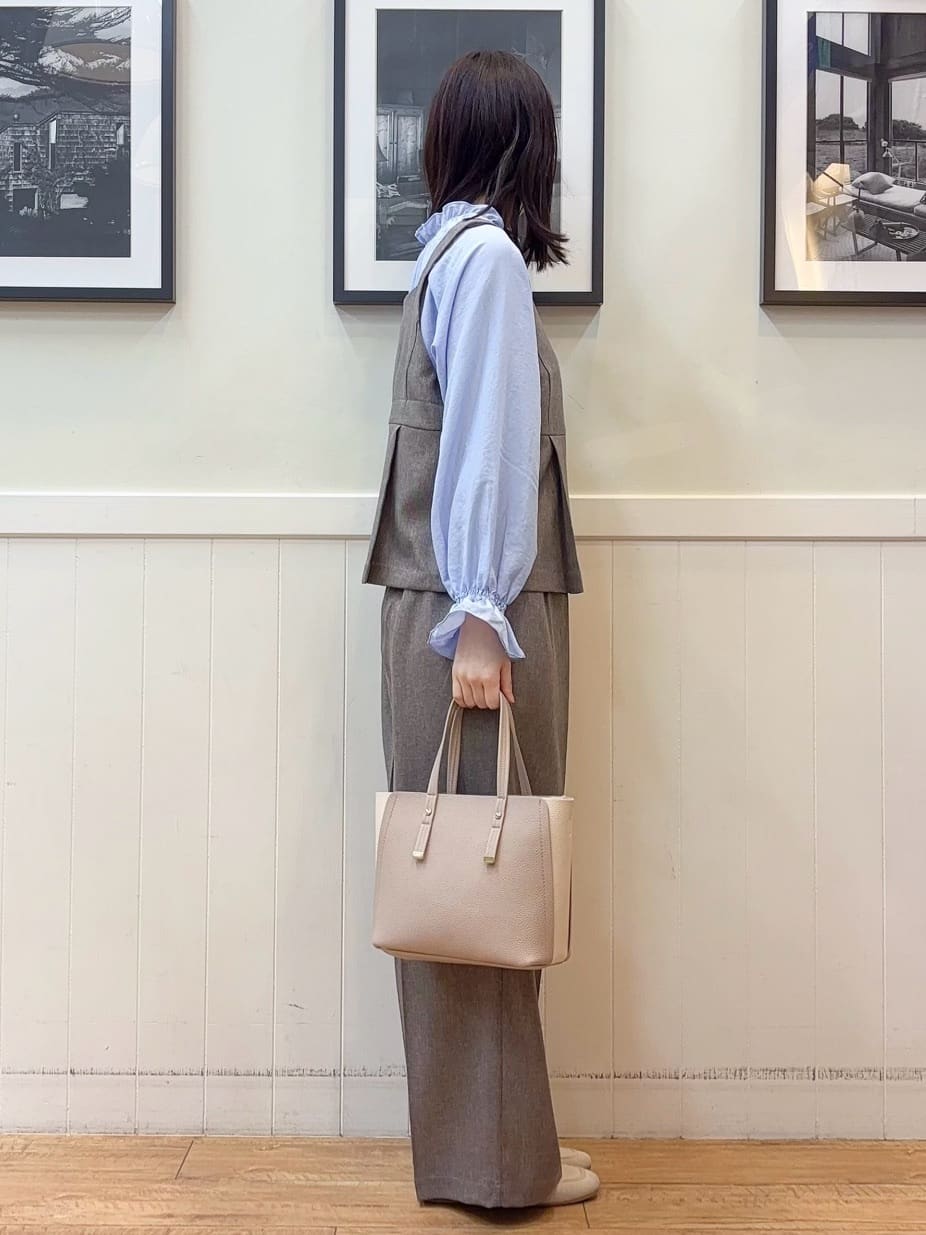 えぬさんの「SHOO･LA･RUE｜【2点セット/S-LL】着回し力も抜群 着るだけで決まる大人上品セットアップ」を使ったコーディネート