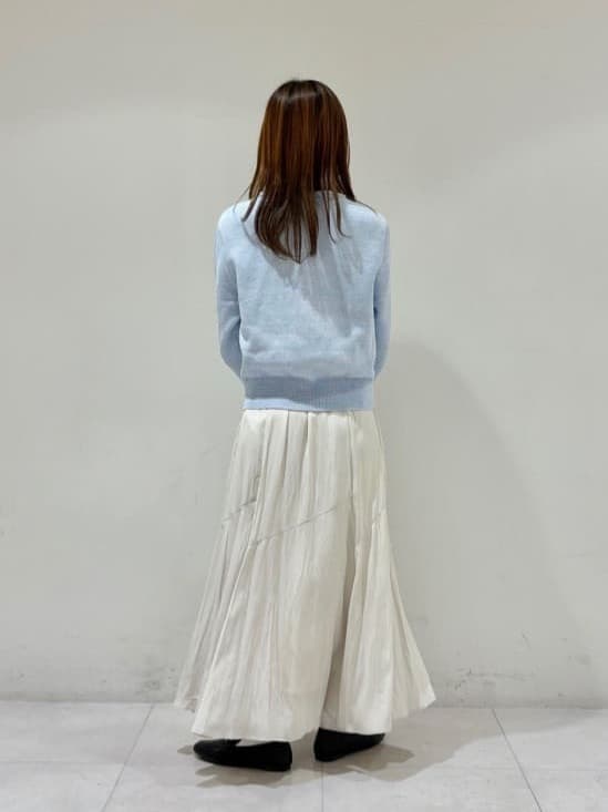 kyokaさんの「UNTITLED｜【洗える/ジャケット風】ツイードニットカーディガン」を使ったコーディネート