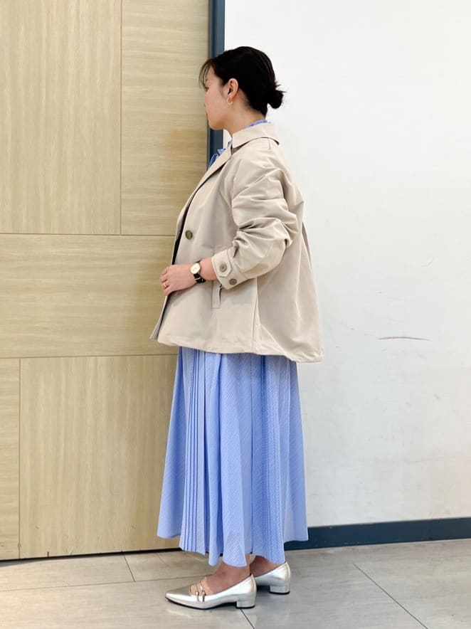 YOさんの「grove｜ダブルベルトパンプス」を使ったコーディネート
