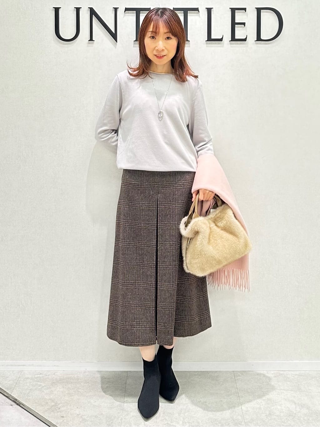 Miwaさんの「UNTITLED｜【はっ水機能/フード取り外し可/防寒】ロングダウンコート」を使ったコーディネート