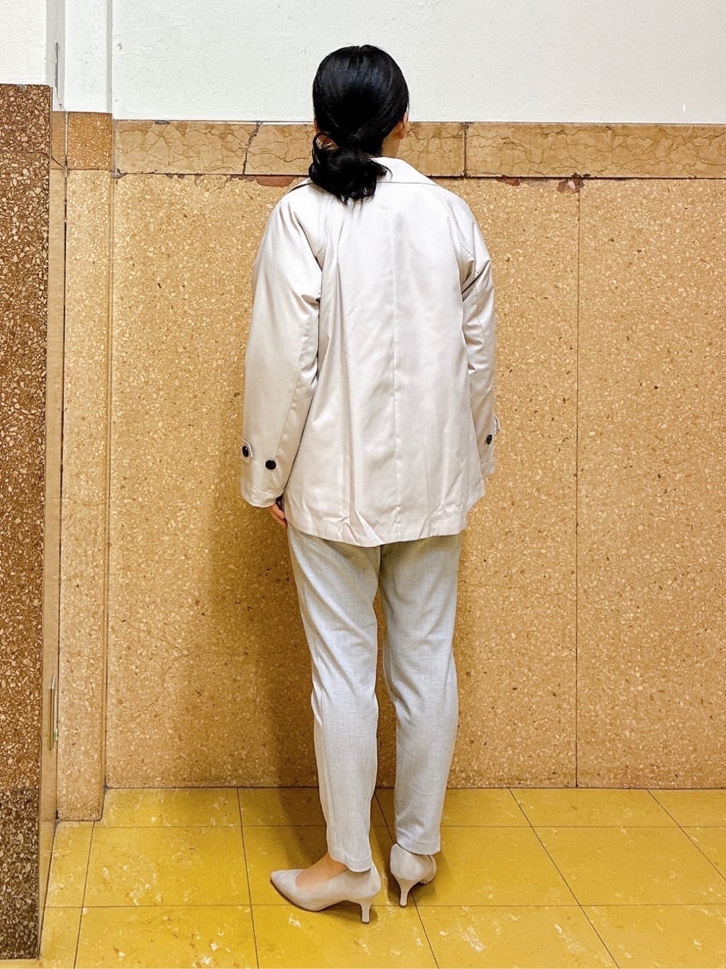 hattoriさんの「INDIVI｜【洗える／裏起毛】ストレッチウォームパンツ」を使ったコーディネート