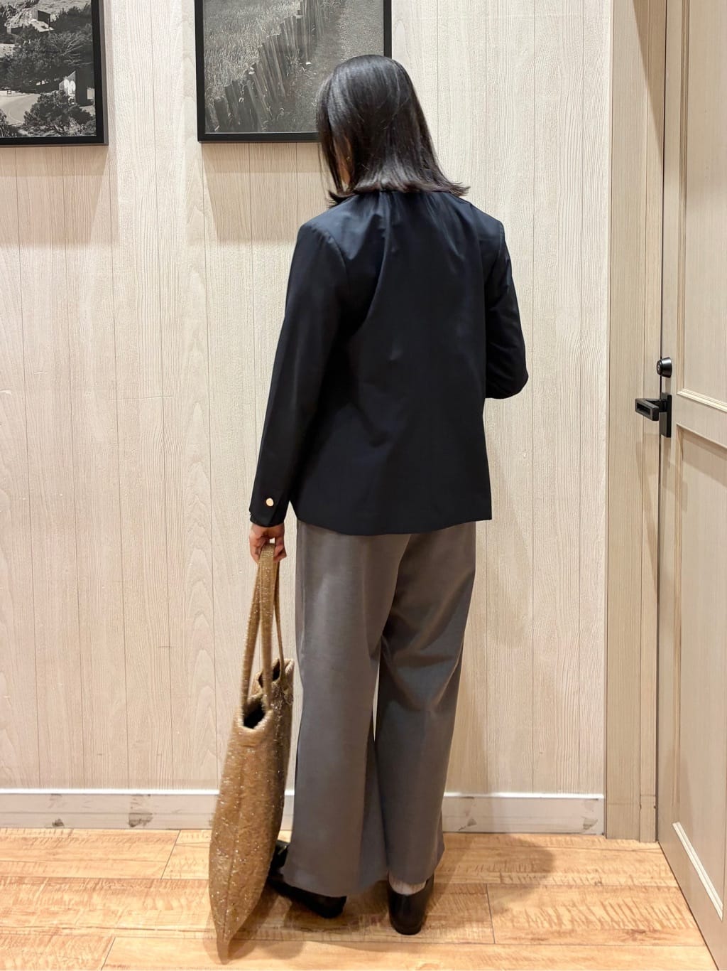 youさんの「SHOO･LA･RUE｜【セットアップ可/S-LL/洗濯機可】マニッシュに決まる ダブルブレストジャケット」を使ったコーディネート