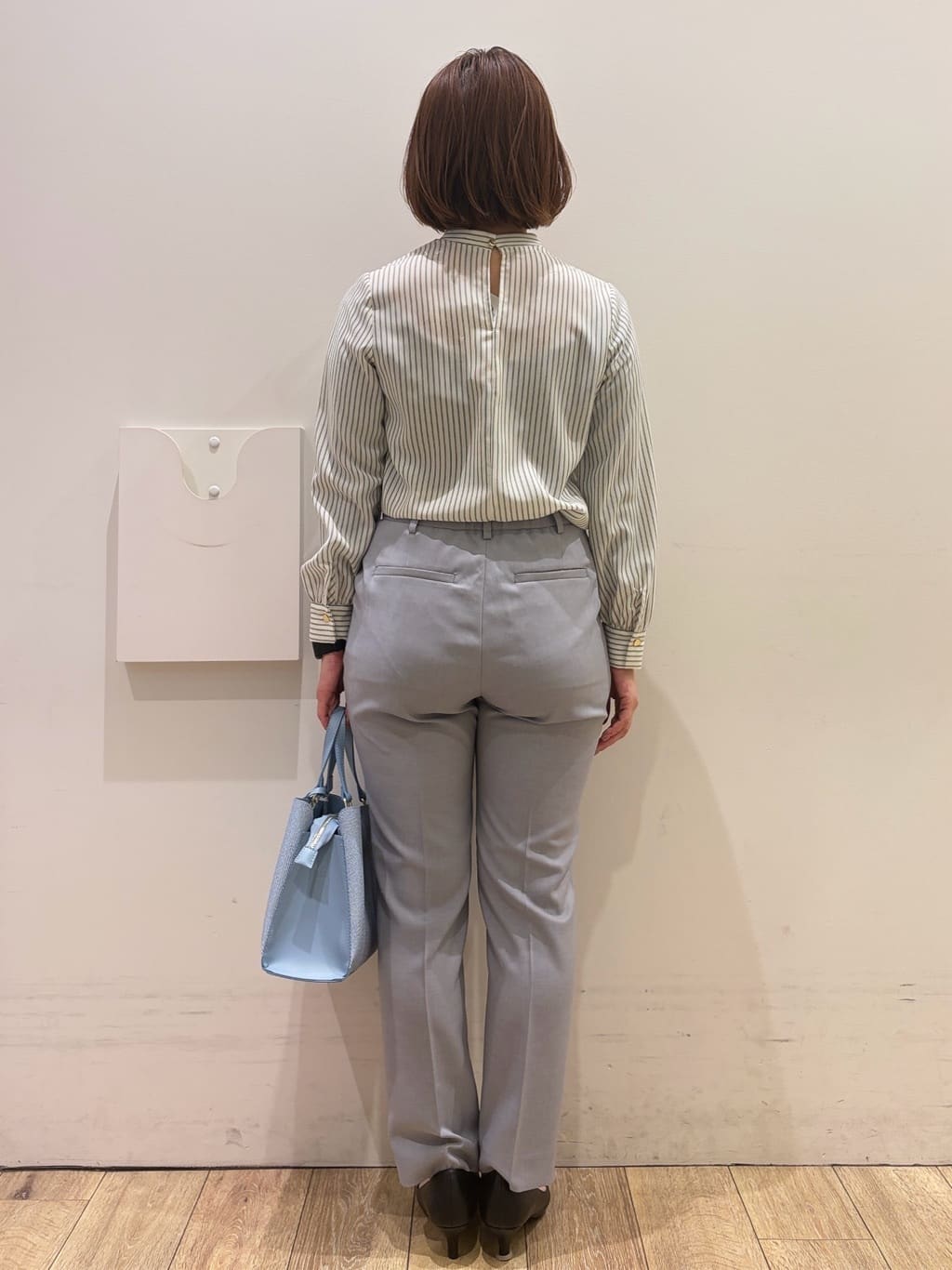 YUKOさんの「index｜ストレッチテーパードパンツ／セットアップ可【洗濯機OK／吸水速乾】」を使ったコーディネート