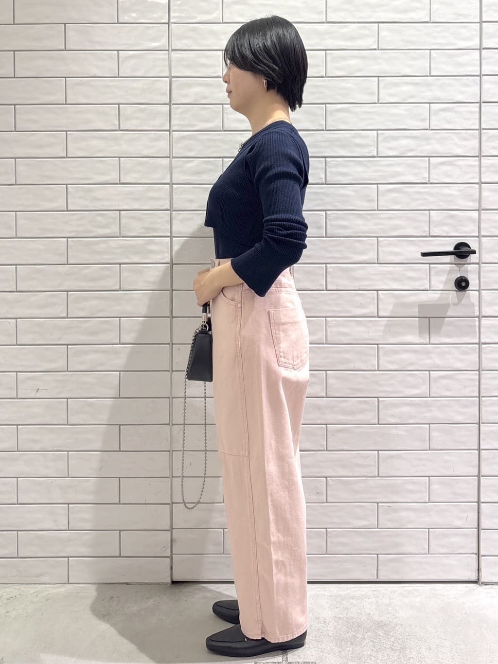 ayumiさんの「OPAQUE.CLIP｜《ツインセット》ビスチェベスト&times;リブニット【洗濯機OK】」を使ったコーディネート