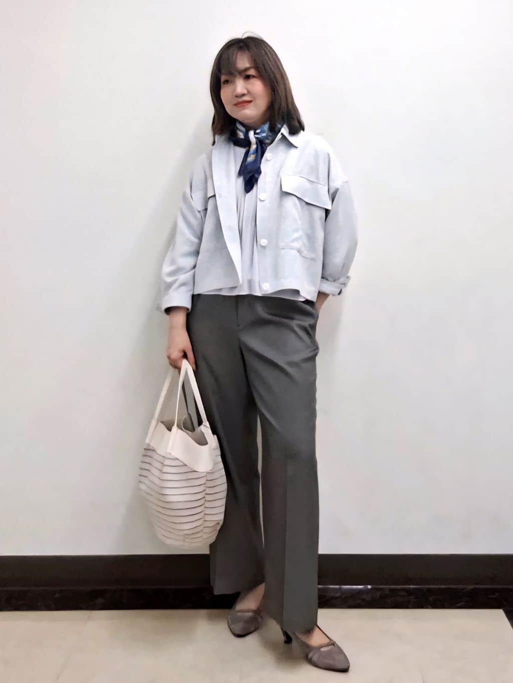 S.xuliさんの「Reflect｜リネンライクシャツブルゾン」を使ったコーディネート
