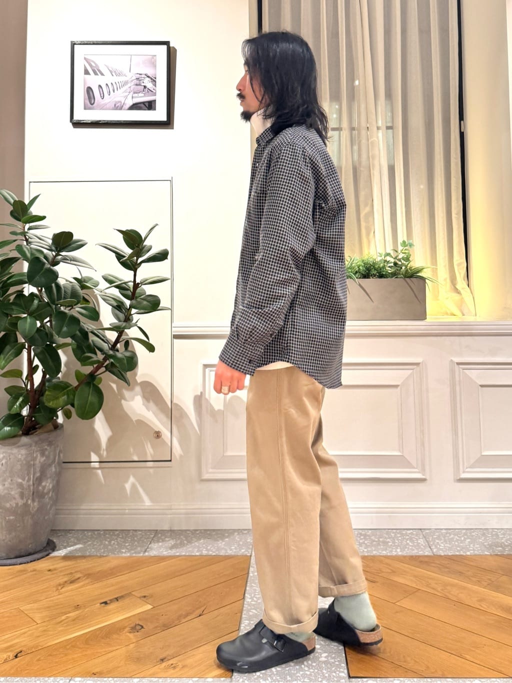 kawarataniさんの「DRESSTERIOR｜ミニチェックシャツ」を使ったコーディネート