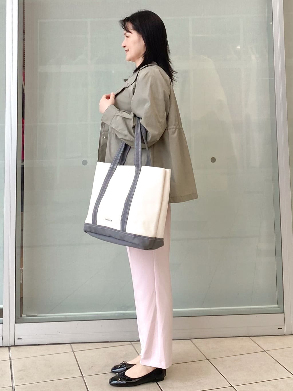 Jeanさんの「OPAQUE.CLIP｜撥水スタンドZIPブルゾン【洗濯機OK／UVケア／花粉対応】」を使ったコーディネート