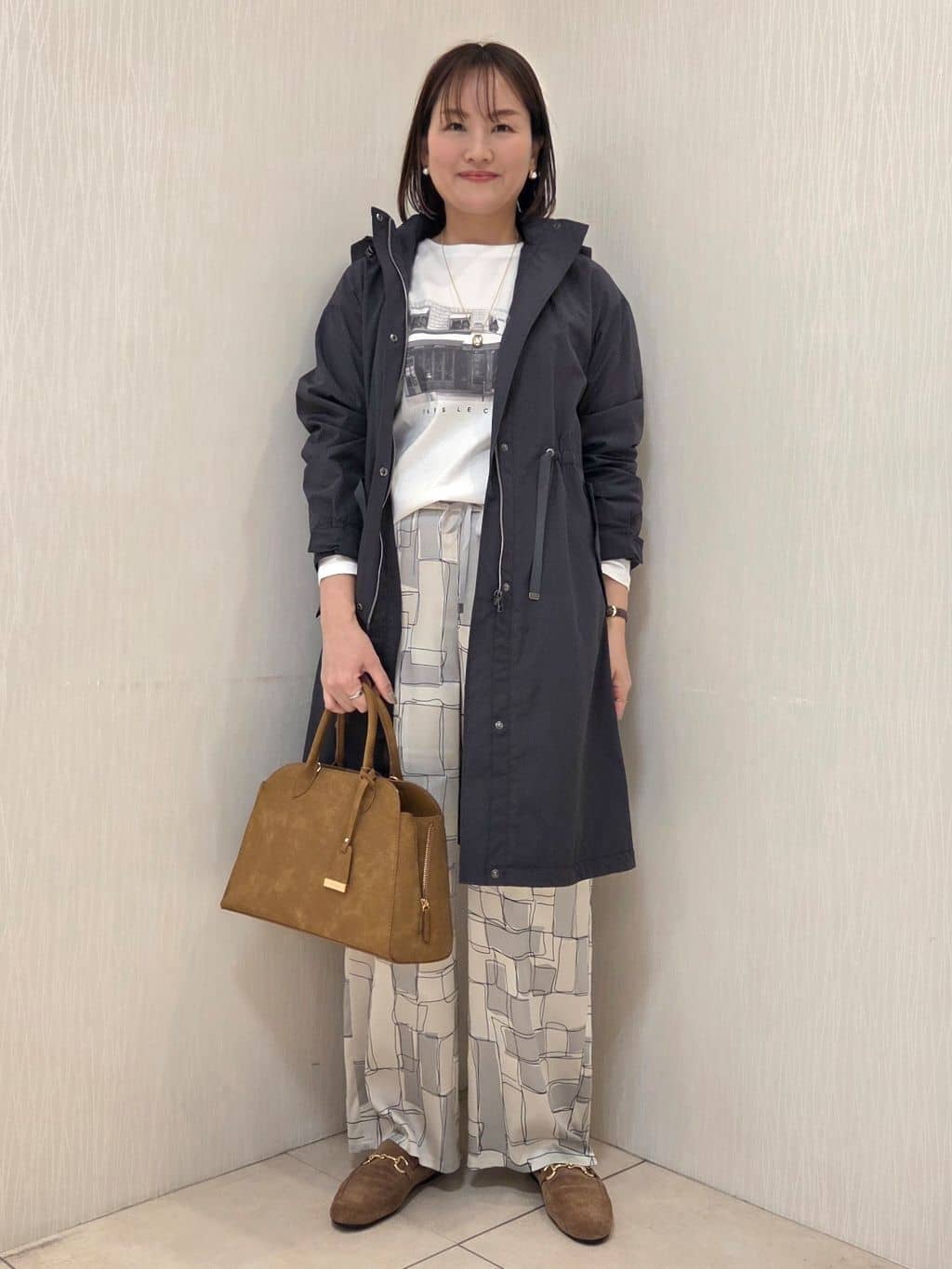 naokoさんの「UNTITLED｜◆【2WAY/洗える/はっ水】グログランモッズコート」を使ったコーディネート