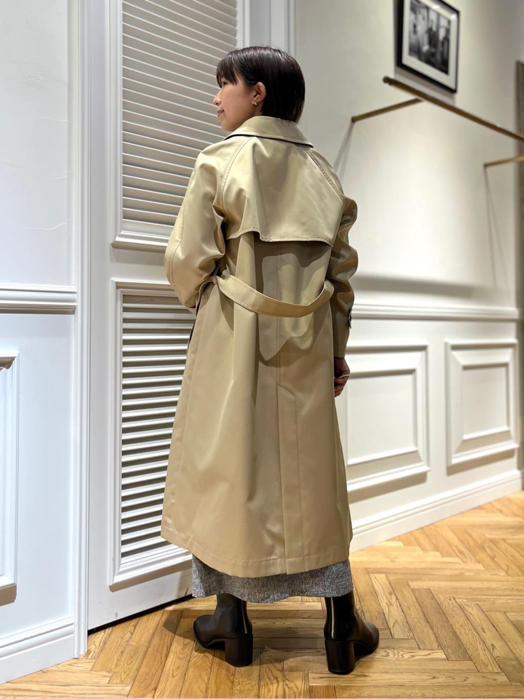 つじ まこさんの「DRESSTERIOR｜◆ウォッシャブル ツイードライク ワンピース」を使ったコーディネート