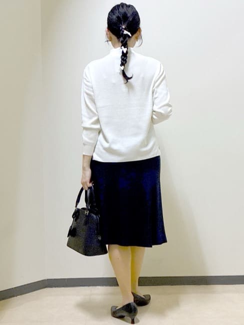  beni_gingerさんの「Reflect｜アーガイル柄ハイネックニット」を使ったコーディネート