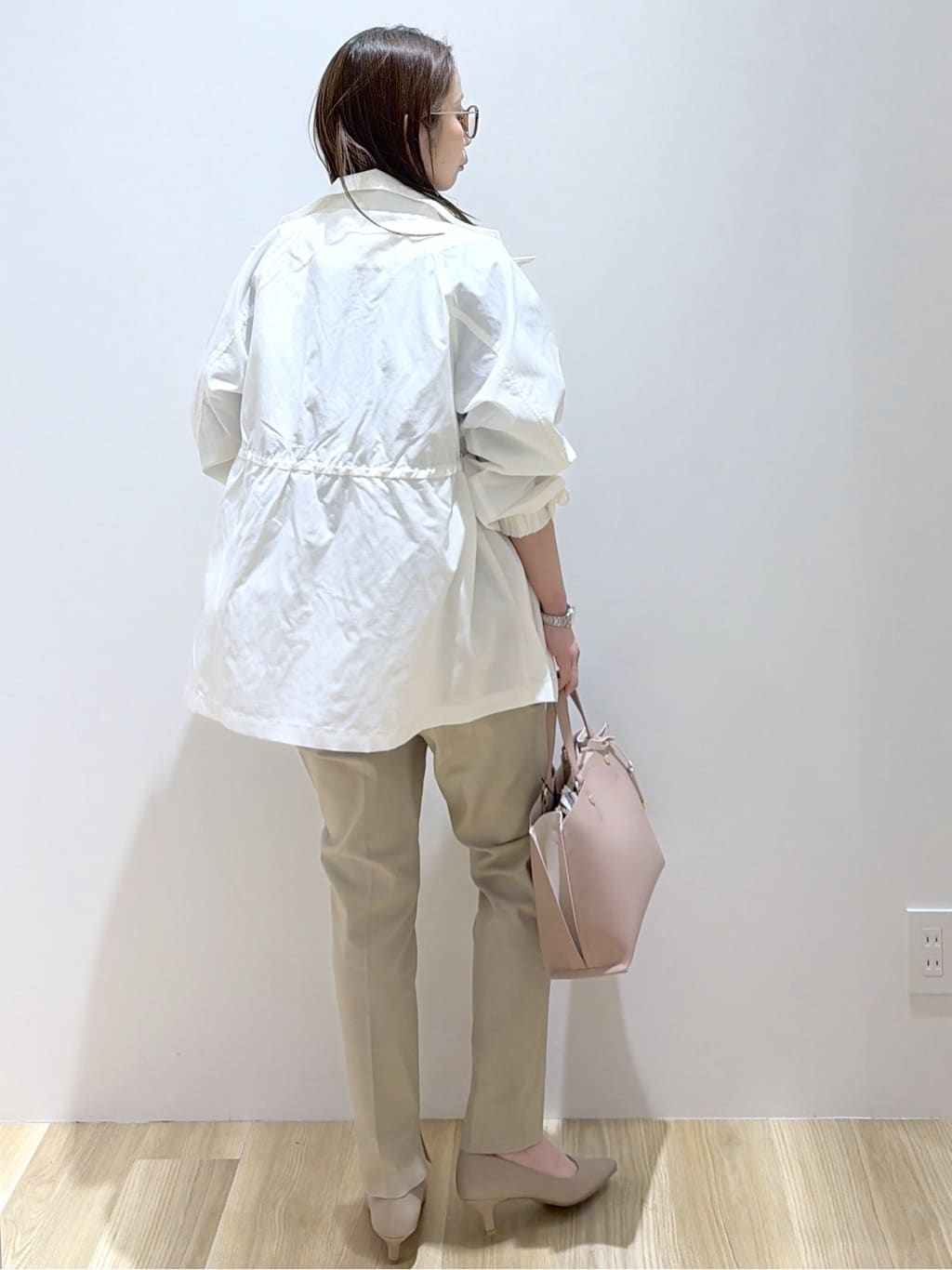 えりさんの「OPAQUE.CLIP｜撥水スタンドZIPブルゾン【洗濯機OK／UVケア／花粉対応】」を使ったコーディネート