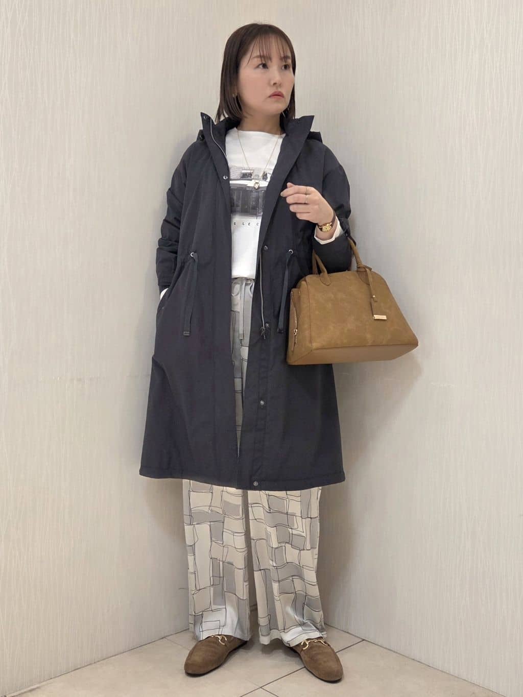 naokoさんの「UNTITLED｜◆【2WAY/洗える/はっ水】グログランモッズコート」を使ったコーディネート