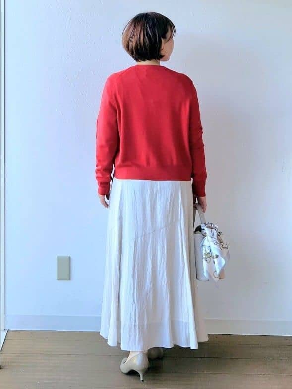 やじまさんの「UNTITLED｜【アンサンブル可/洗える】ウォームスパン カーディガン」を使ったコーディネート