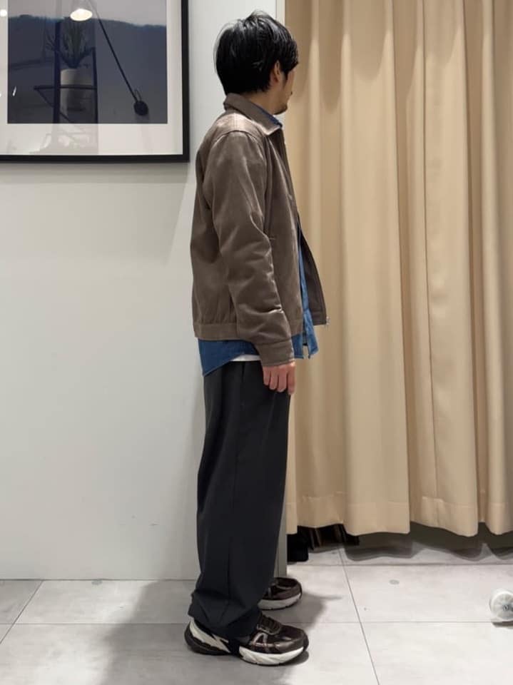 はさんの「THE SHOP TK｜【POLO BCS 別注】 アソート長袖シャツ ストライプ／グレー／デニム」を使ったコーディネート