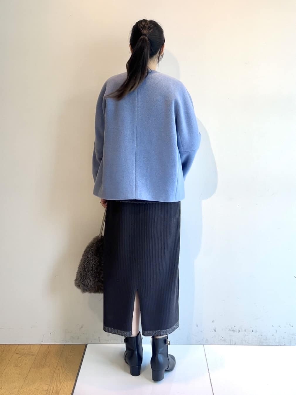 cotaniさんの「grove｜【ウール混】軽やかに羽織れるショートコート」を使ったコーディネート