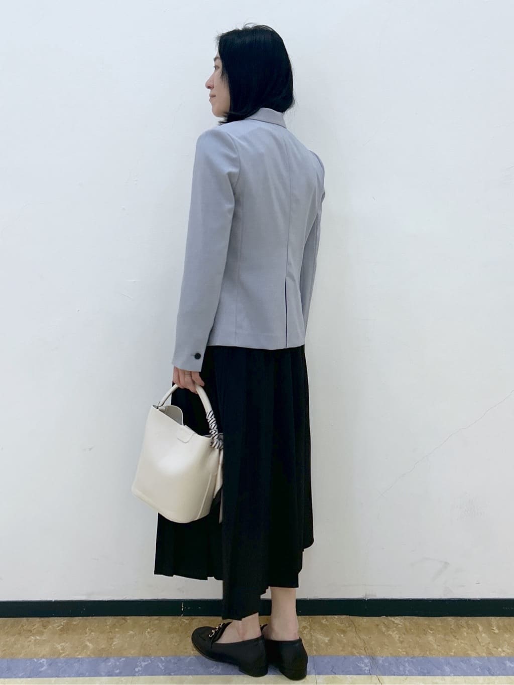 su.さんの「index｜ストレッチテーラードジャケット／セットアップ対応【洗濯機OK】」を使ったコーディネート