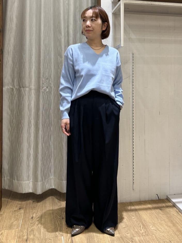 ga_riさんの「THE SHOP TK｜【通勤にもデイリーにも】CAVIAN 金ボタンダブルブレストジャケット」を使ったコーディネート