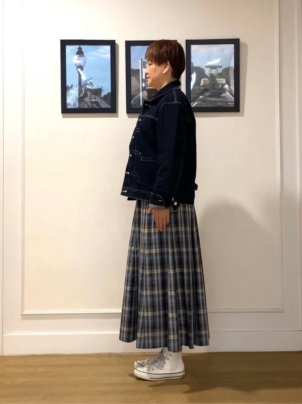 Hiroさんの「Dessin｜【ユニセックス/2WAY】リバーシブルデニムジャケット」を使ったコーディネート
