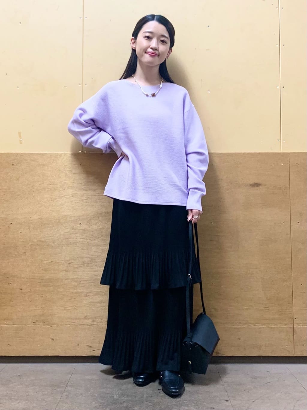 sahoさんの「THE SHOP TK｜【S-XLサイズ/選べる6色】どこから見ても美しい ガーターニット/洗濯機OK」を使ったコーディネート