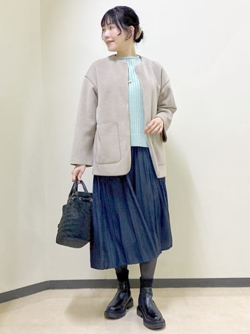  beni_gingerさんの「Reflect｜【ゆったり着られる◎】ワイドリブニットプルオーバー」を使ったコーディネート