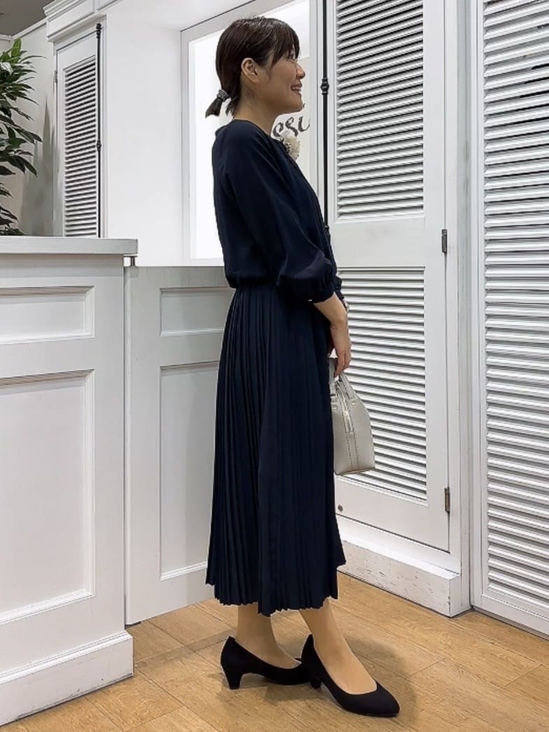 Hamaさんの「Dessin｜ジョーゼットワンピース」を使ったコーディネート