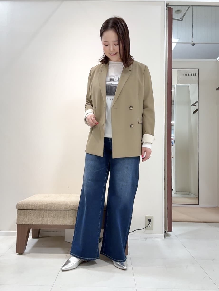 YUIさんの「UNTITLED｜【コットン100/洗える】フォトロングTシャツ」を使ったコーディネート