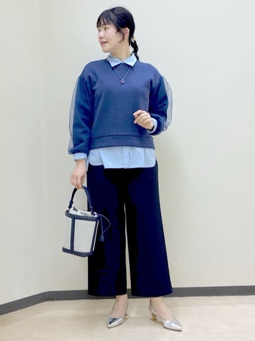  beni_gingerさんの「Reflect｜チュールレイヤードスリーブプルオーバー」を使ったコーディネート