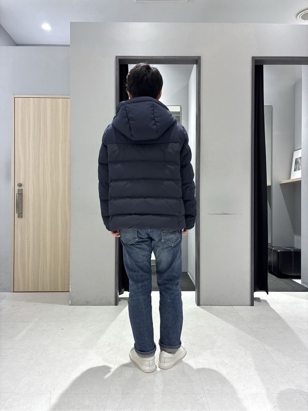 わいずみさんの「TAKEO KIKUCHI｜カラーコンビ ダウンブルゾン」を使ったコーディネート