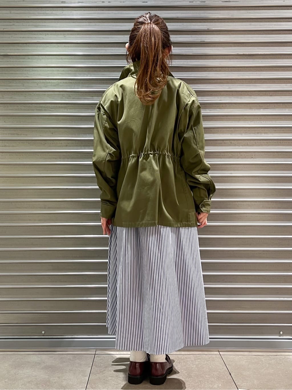 じゅんさんの「DRESSTERIOR｜【ウォッシャブル】コンパクトコットンミリタリーブルゾン」を使ったコーディネート