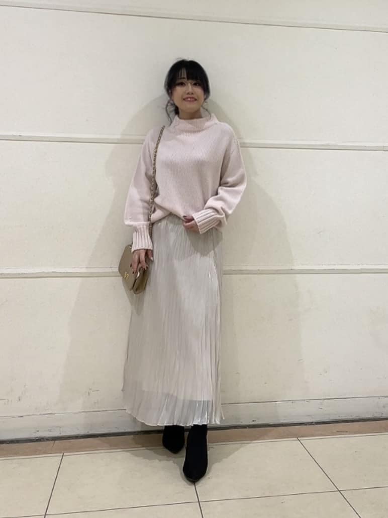 watanabeさんの「UNTITLED｜【洗える】スポンディッシュ ボトルネックニット」を使ったコーディネート