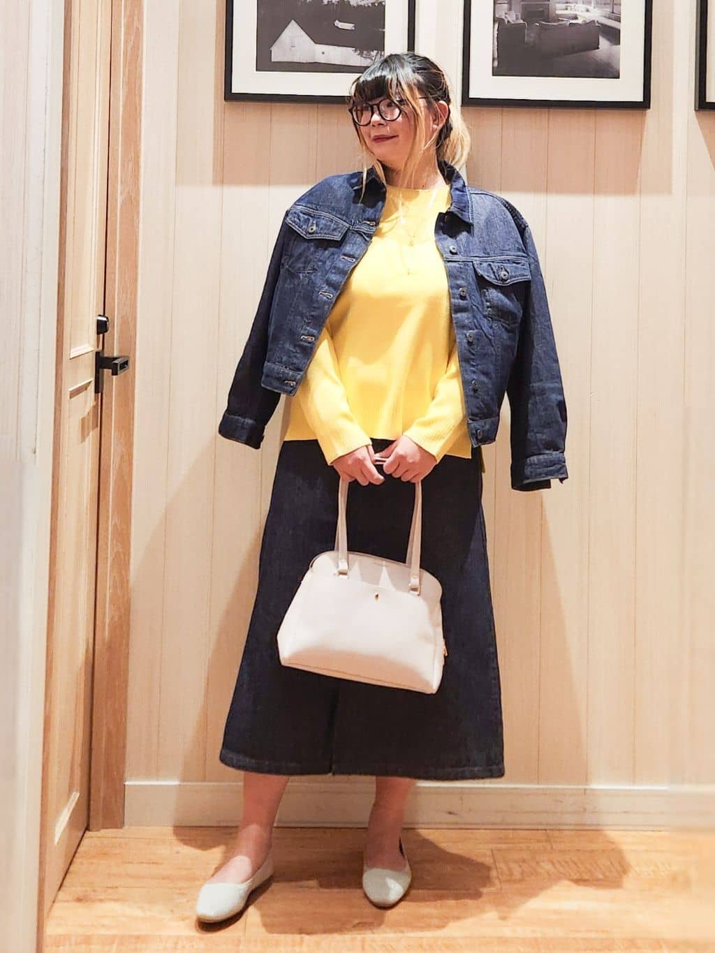 れーやんさんの「SHOO･LA･RUE｜【SHOO・LA・RUE DENIM】羽織るだけでこなれる　オーバーサイズデニムジャケット」を使ったコーディネート