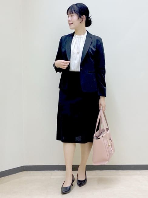  beni_gingerさんの「Reflect｜【セットアップ可】ストライプ柄ジャカードブラウス」を使ったコーディネート