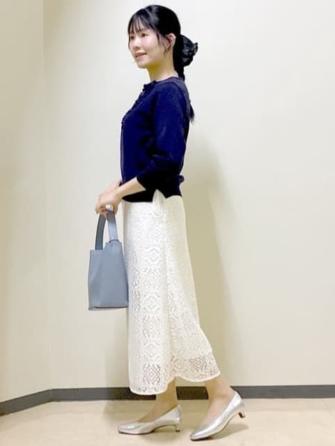  beni_gingerさんの「Reflect｜フロントフリルデザインニット」を使ったコーディネート