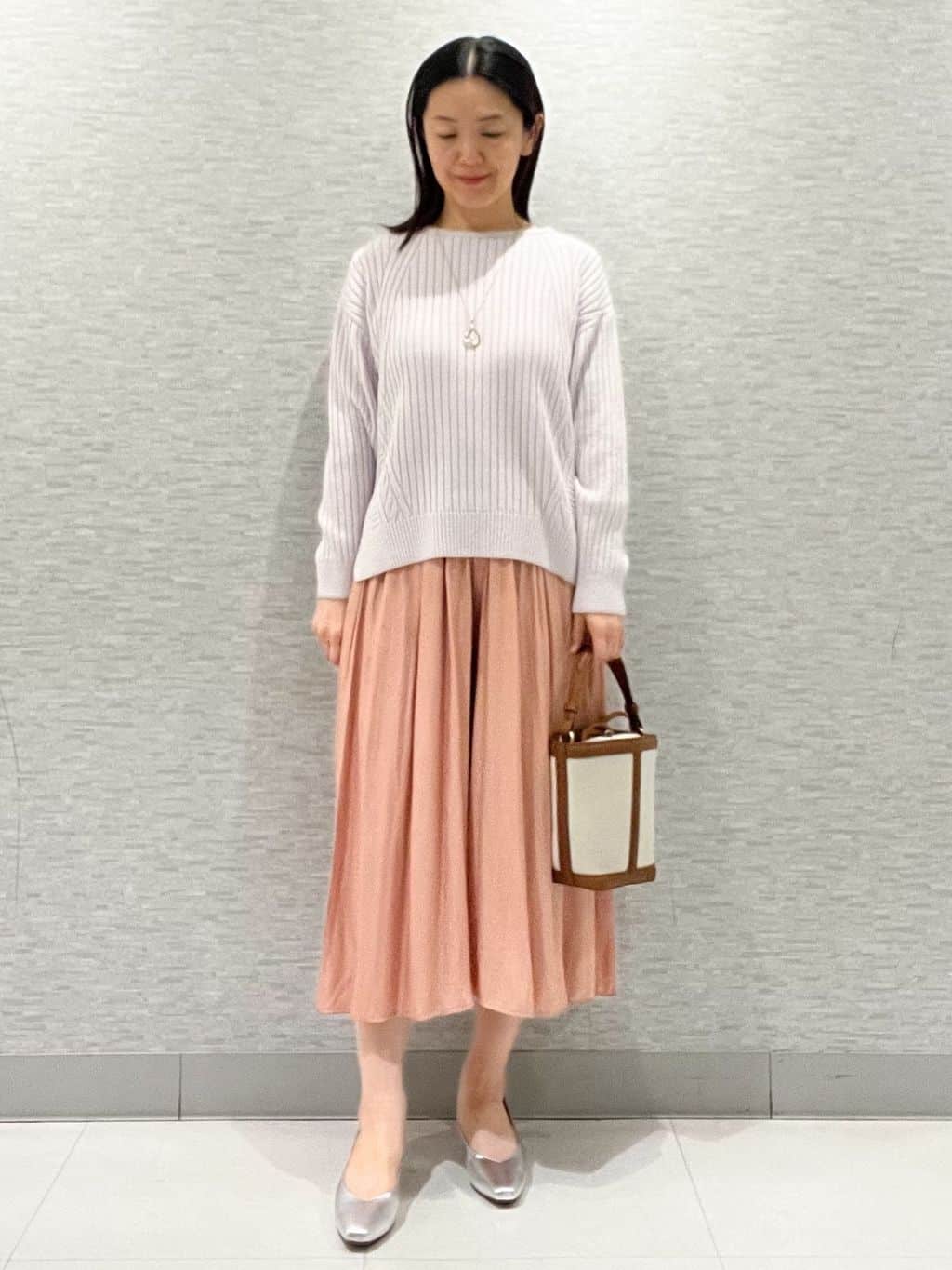 marikoさんの「Reflect｜【ゆったり着られる◎】ワイドリブニットプルオーバー」を使ったコーディネート