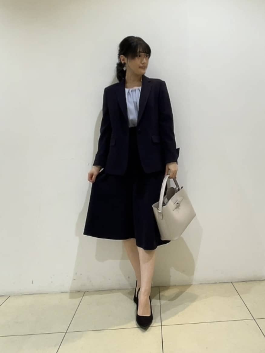 watanabeさんの「UNTITLED｜【透けにくい/ウエストイン見え】タックブラウス」を使ったコーディネート