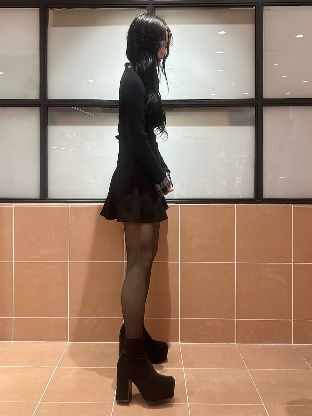 Arisaさんの「ESPERANZA｜【ラク盛り】厚底ショートブーツ」を使ったコーディネート