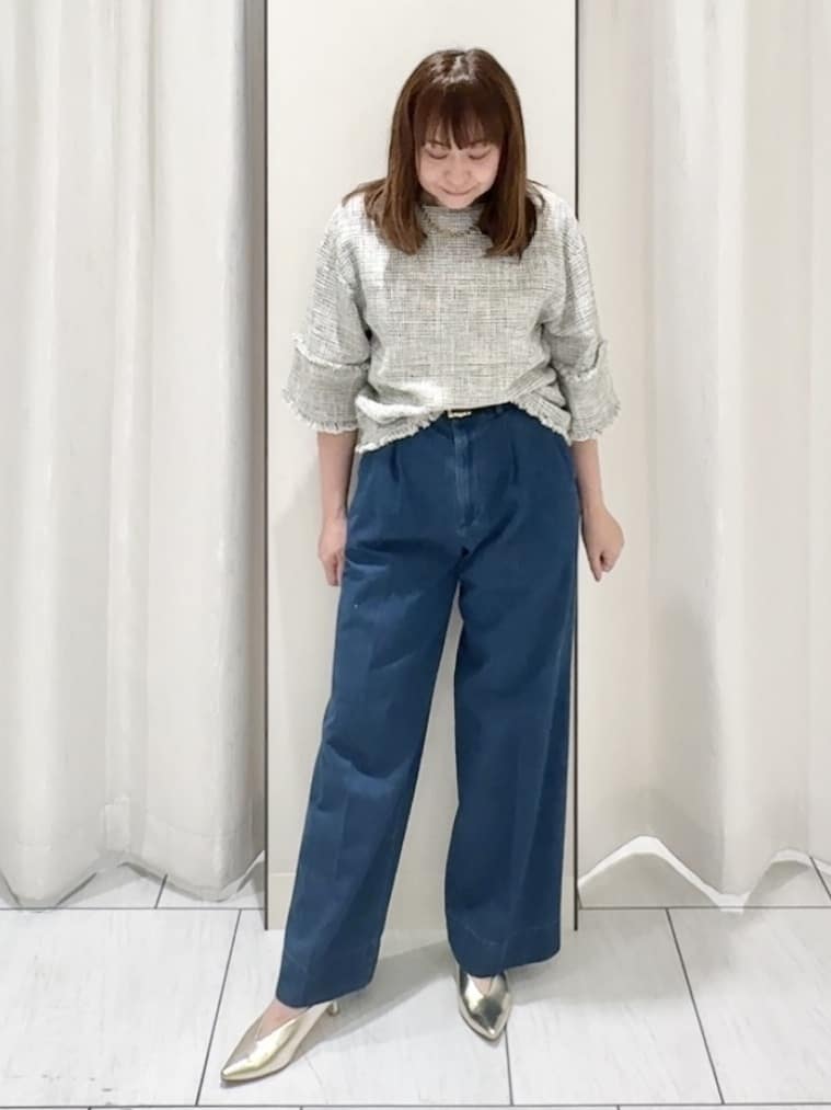ʏᴜᴋɪᴋᴏさんの「UNTITLED｜◆【セットアップ可/ワイド】ライトウェイトデニムパンツ」を使ったコーディネート