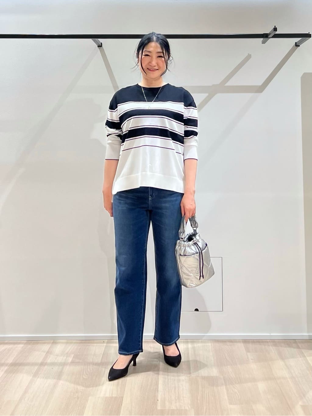 TOMOMIさんの「UNTITLED｜【古畑星夏さん着用/人気デニム】MAKE&times;DENIMスリムストレート」を使ったコーディネート