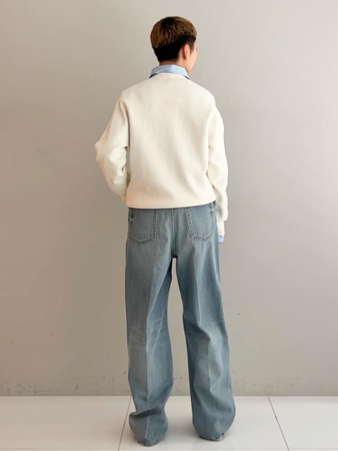 OCHIAIさんの「DRESSTERIOR｜◆ウォッシャブルコットンカシミヤプルオーバーニット」を使ったコーディネート