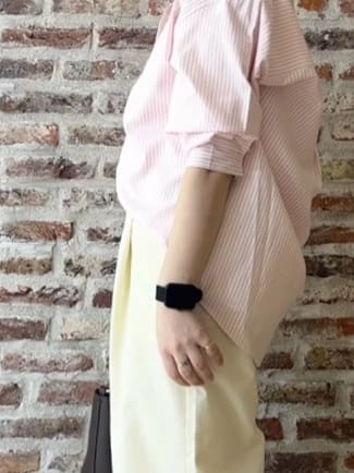 tokiさんの「THE SHOP TK｜【POLO BCS 別注】ストライプOXシャツ」を使ったコーディネート