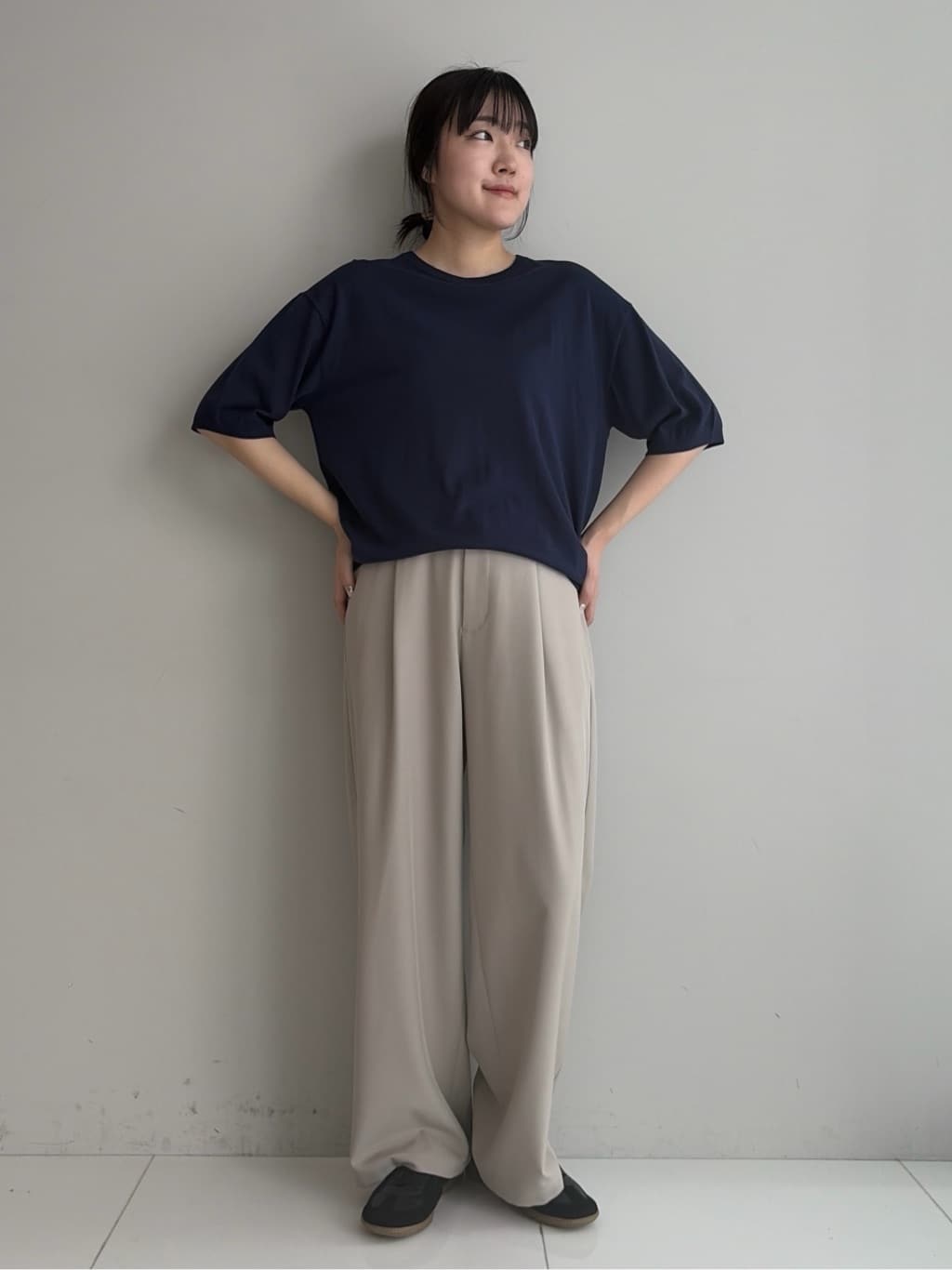 Akutagawaさんの「tk.TAKEO KIKUCHI｜スムースタッチニット」を使ったコーディネート