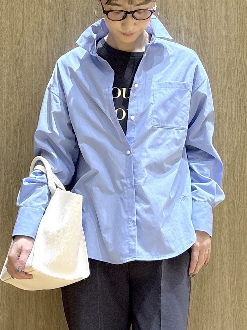 たけねぇさんの「OPAQUE.CLIP｜レギュラーカラーシャツ／ストライプアソート【洗濯機OK】」を使ったコーディネート