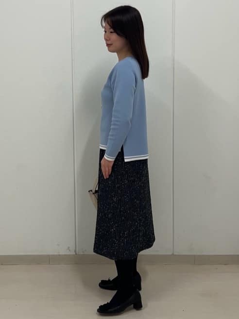 ゆうさんの「Reflect｜【セットアップ可】ダブルジャカードニットプルオーバー」を使ったコーディネート