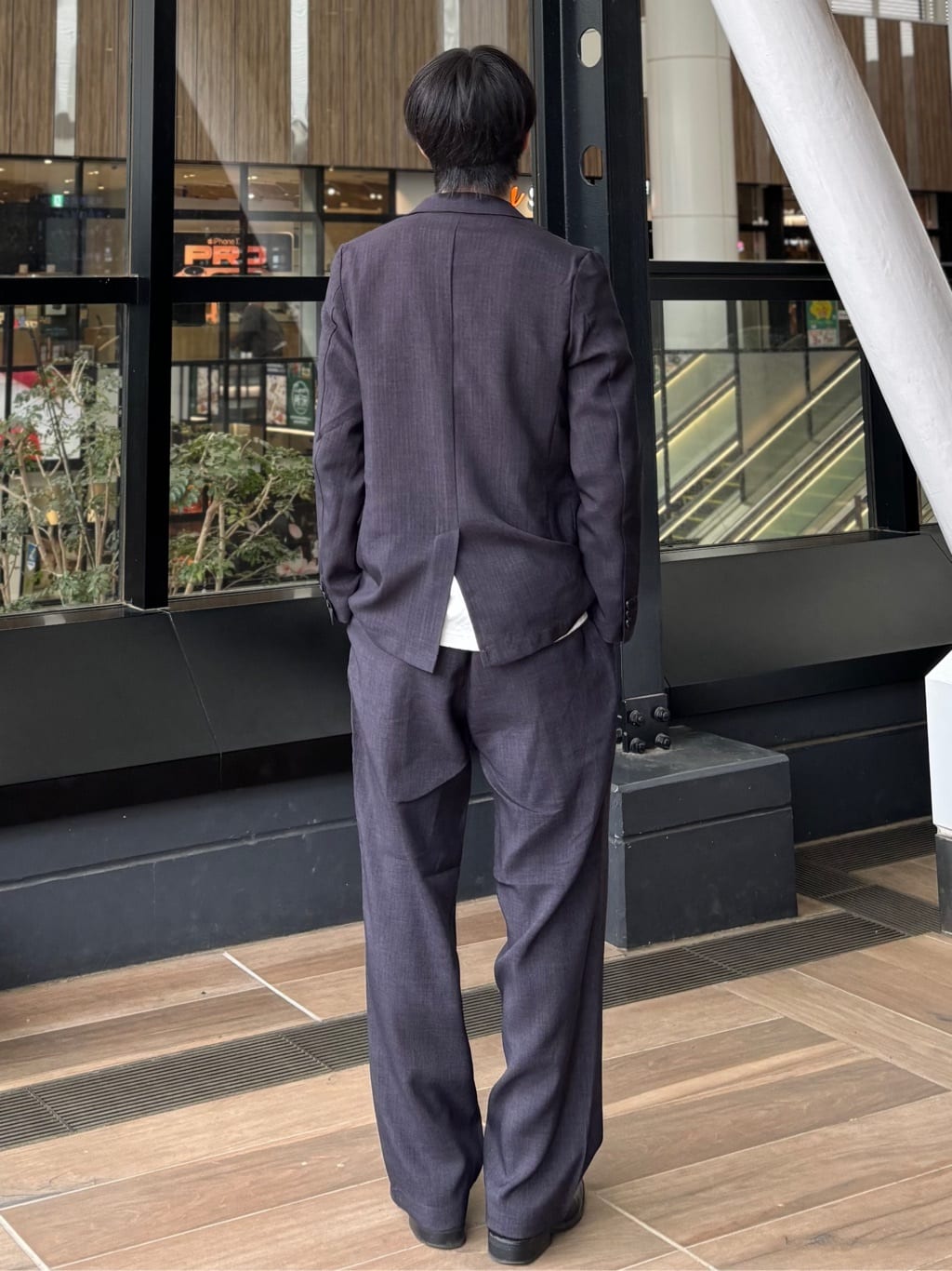 うらしーさんの「THE SHOP TK｜【LINO FINE】リネンライク テーラードジャケット 吸水速乾/イージーケア/UVカット/洗濯機」を使ったコーディネート