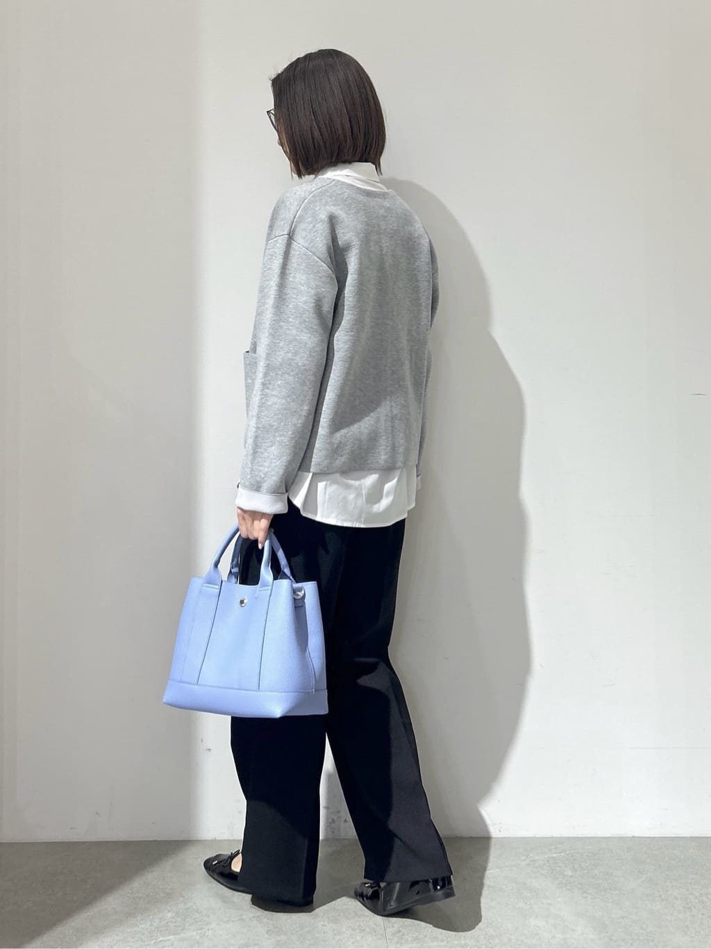 NAKAさんの「OPAQUE.CLIP｜スナップボタンニットカーディガン【洗濯機OK】」を使ったコーディネート