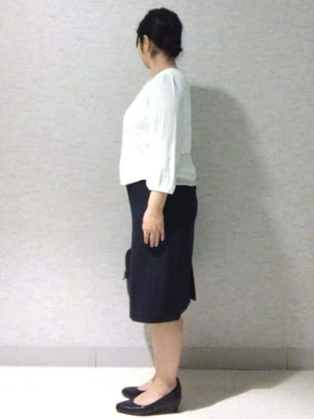 sakoさんの「Reflect｜【SS-4Lサイズ／フォーマル／セットアップ可】ツイードジャケット」を使ったコーディネート